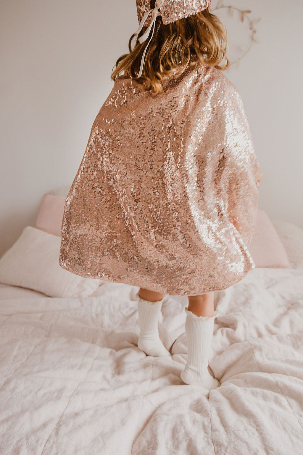 Cloak - Pink sequins