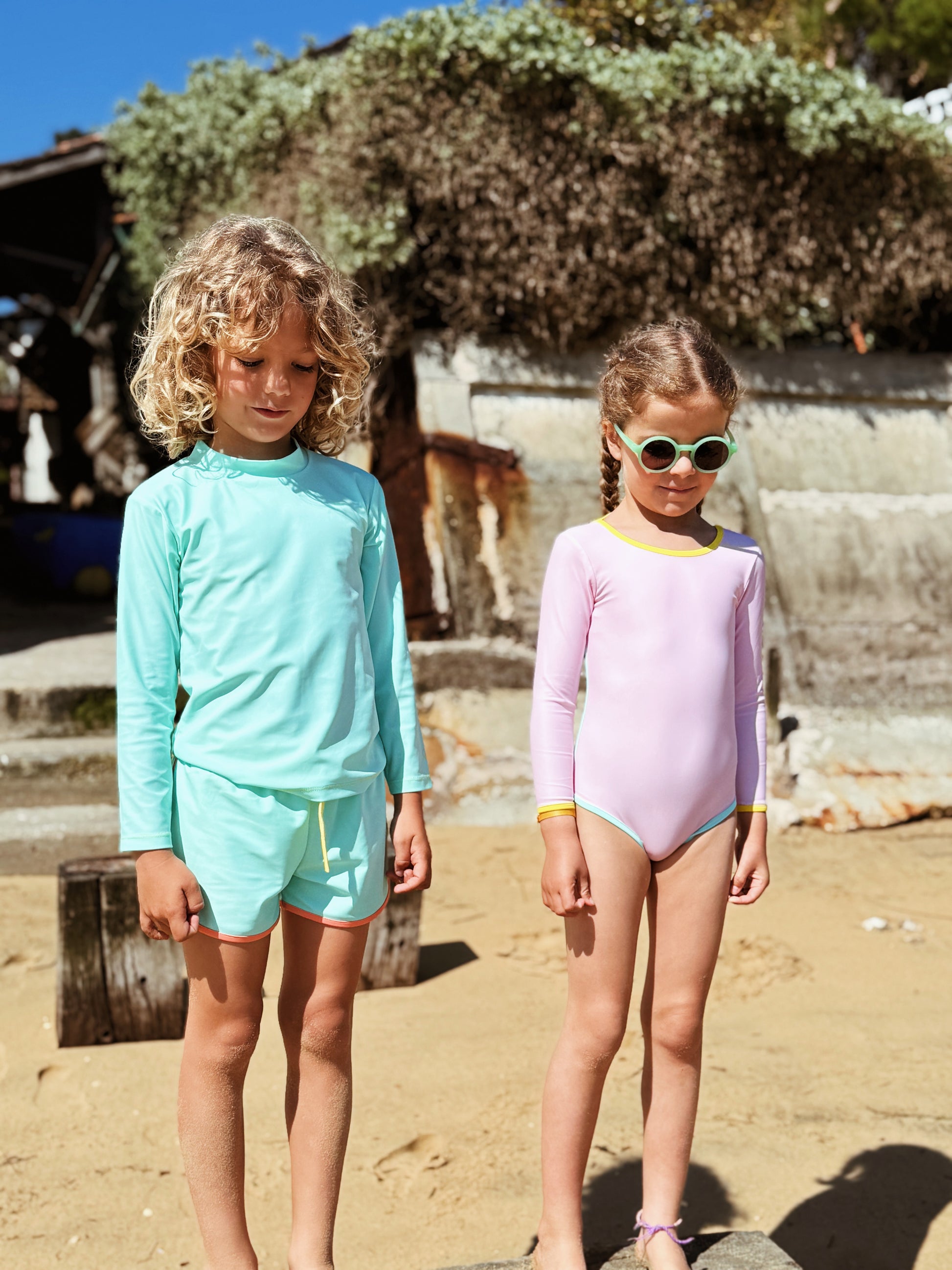 Papaya swimming shirt