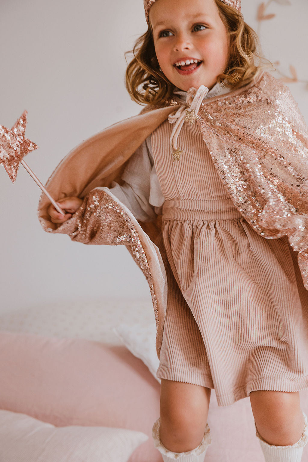 Cloak - Pink sequins