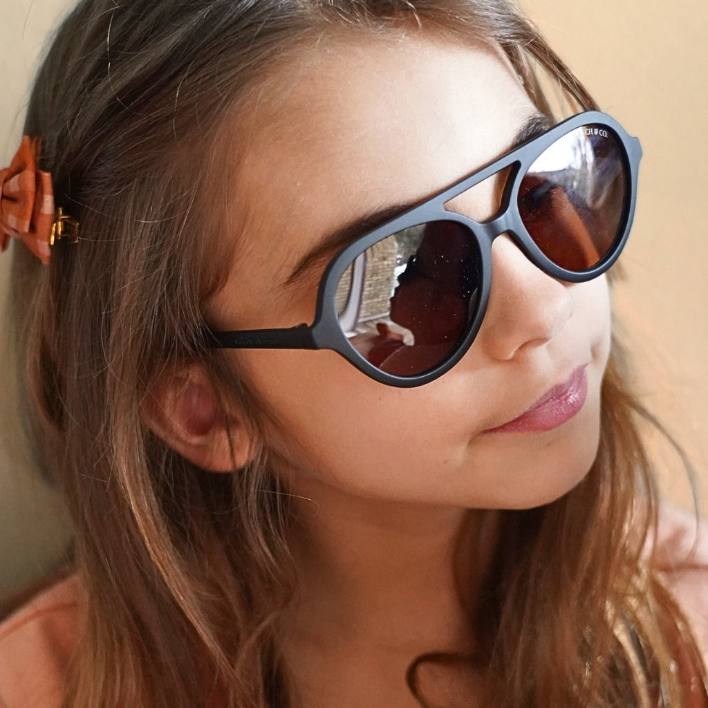 Aviator polarized sunglasses