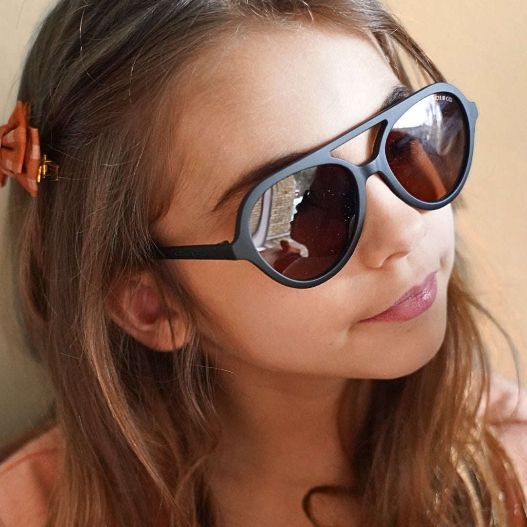 Aviator polarized sunglasses