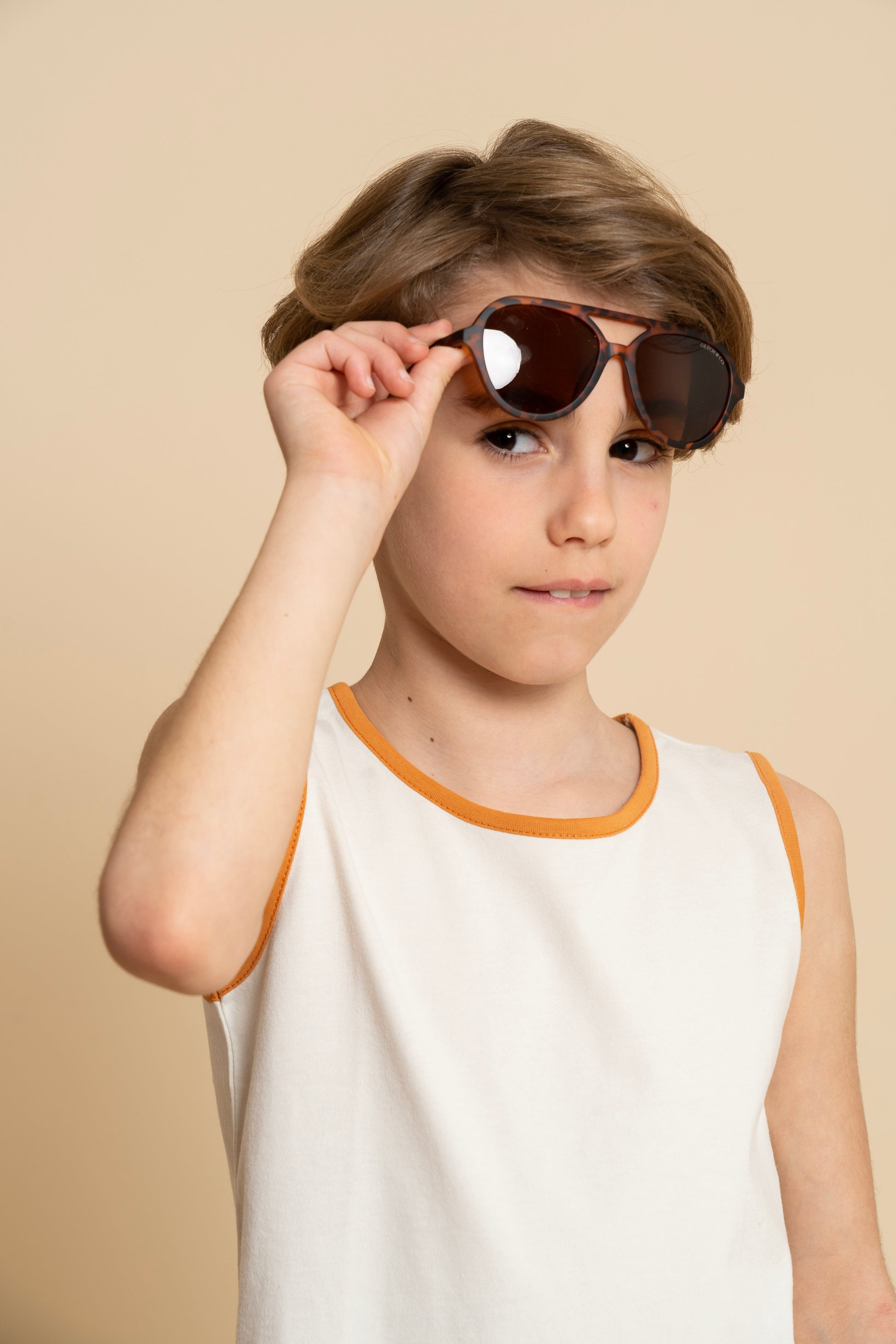 Aviator polarized sunglasses