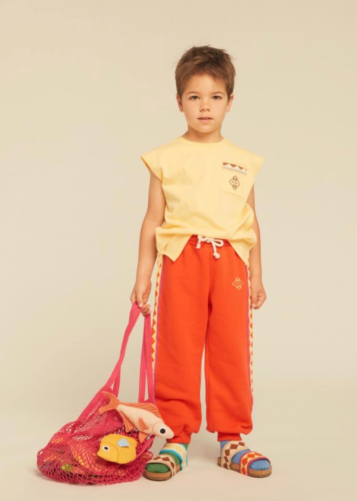 Gio sweatpants relaxed fit in coral edition