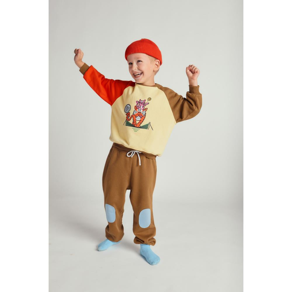 Mixed color tracksuit