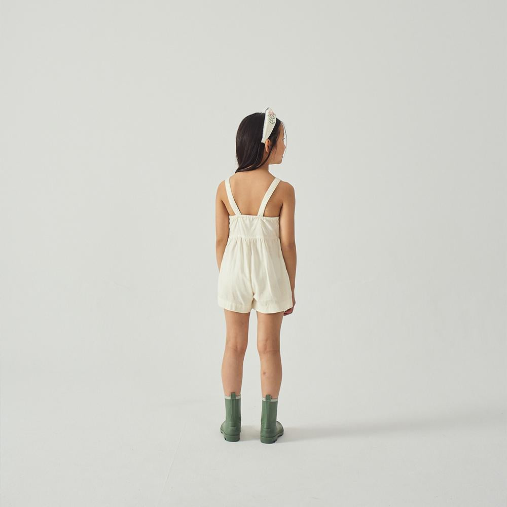 Jill Playsuit with Embroidered