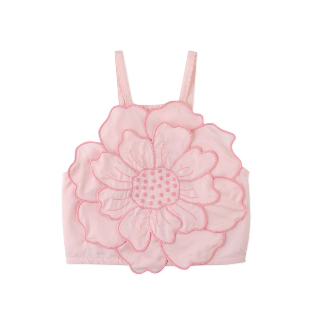 Eloise Top with Large Flower