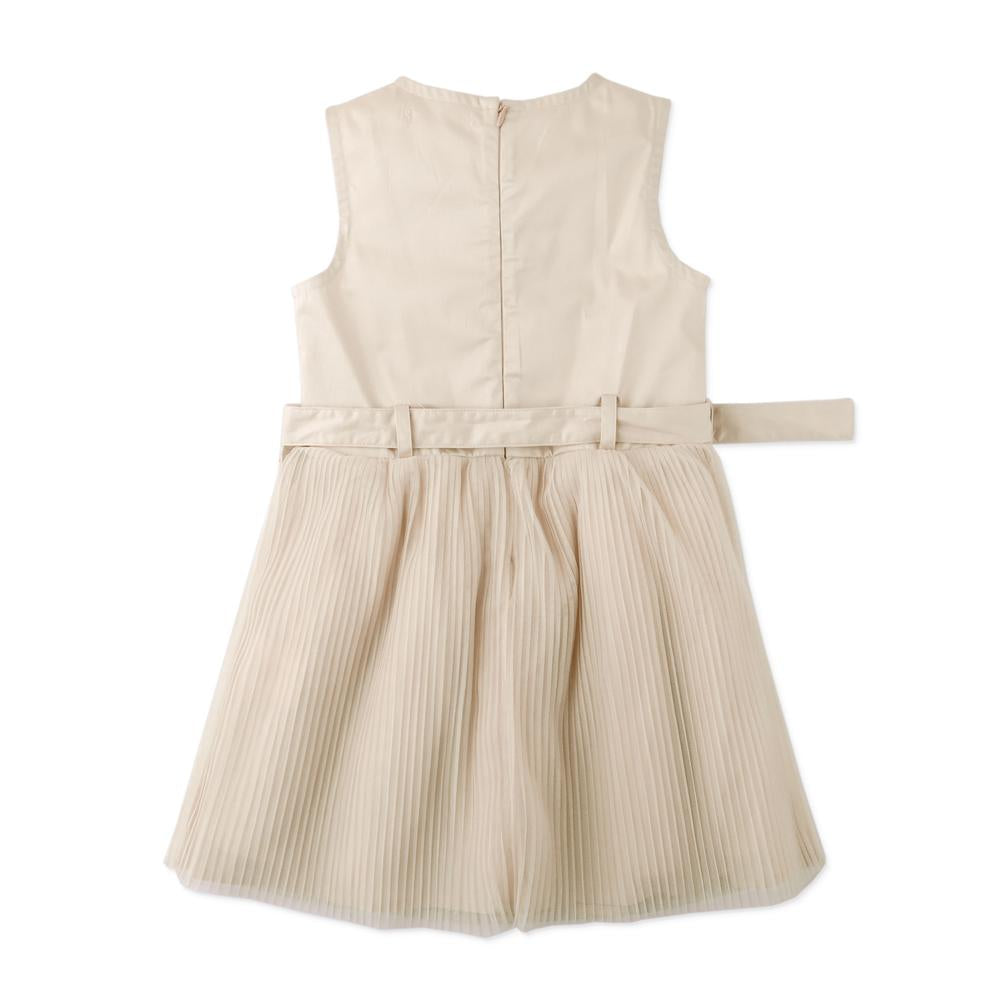 Lucile Sleeveless Dress Beige