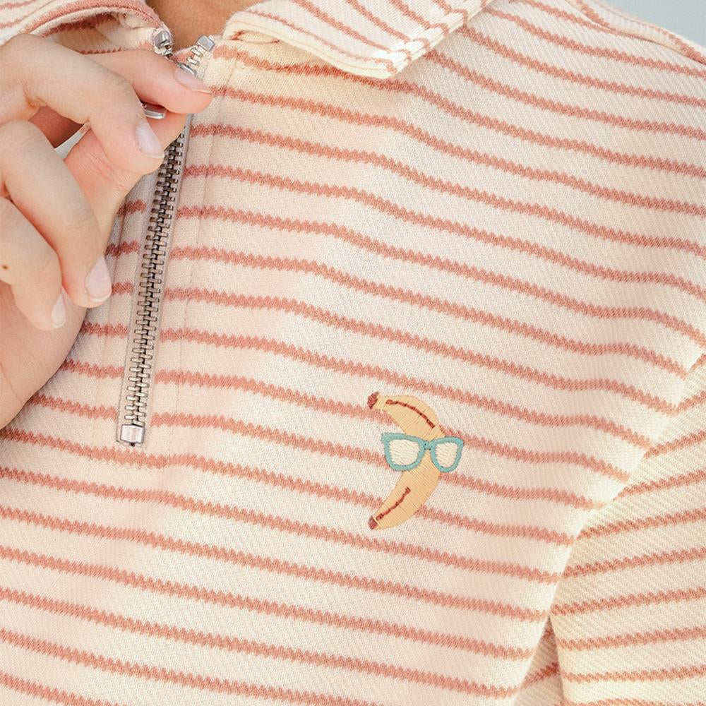 Stripe Twill Jersey Polo Shirt