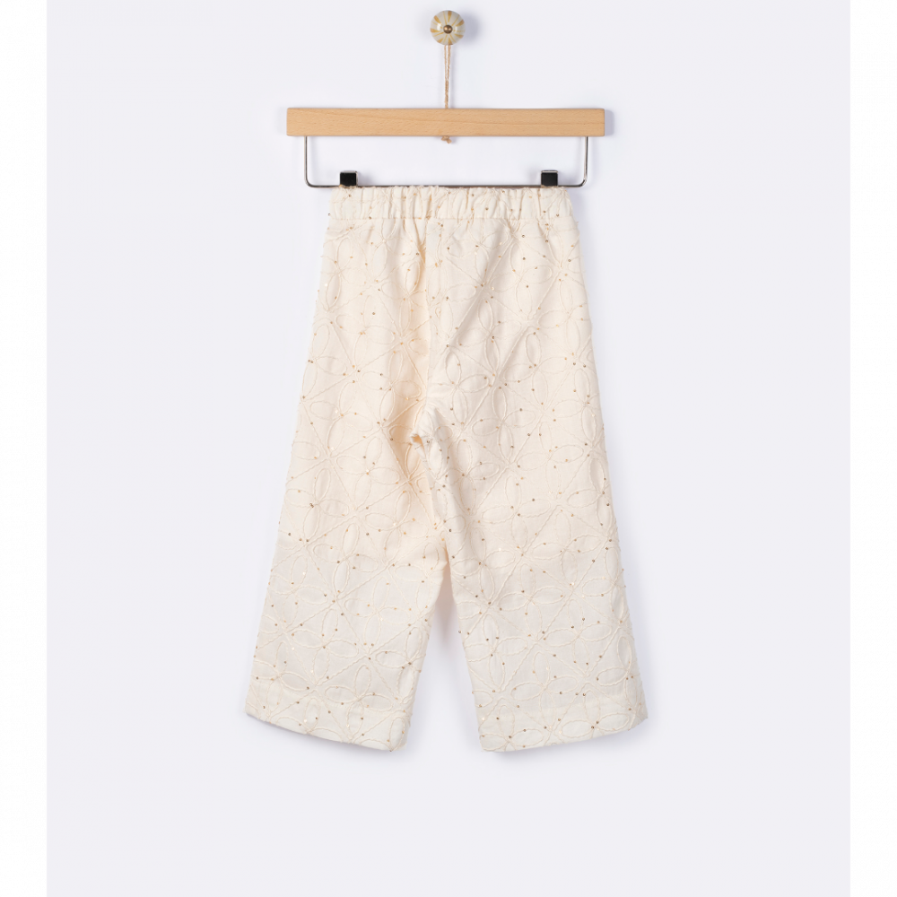 Aluna Rhombus Pants  Ecru