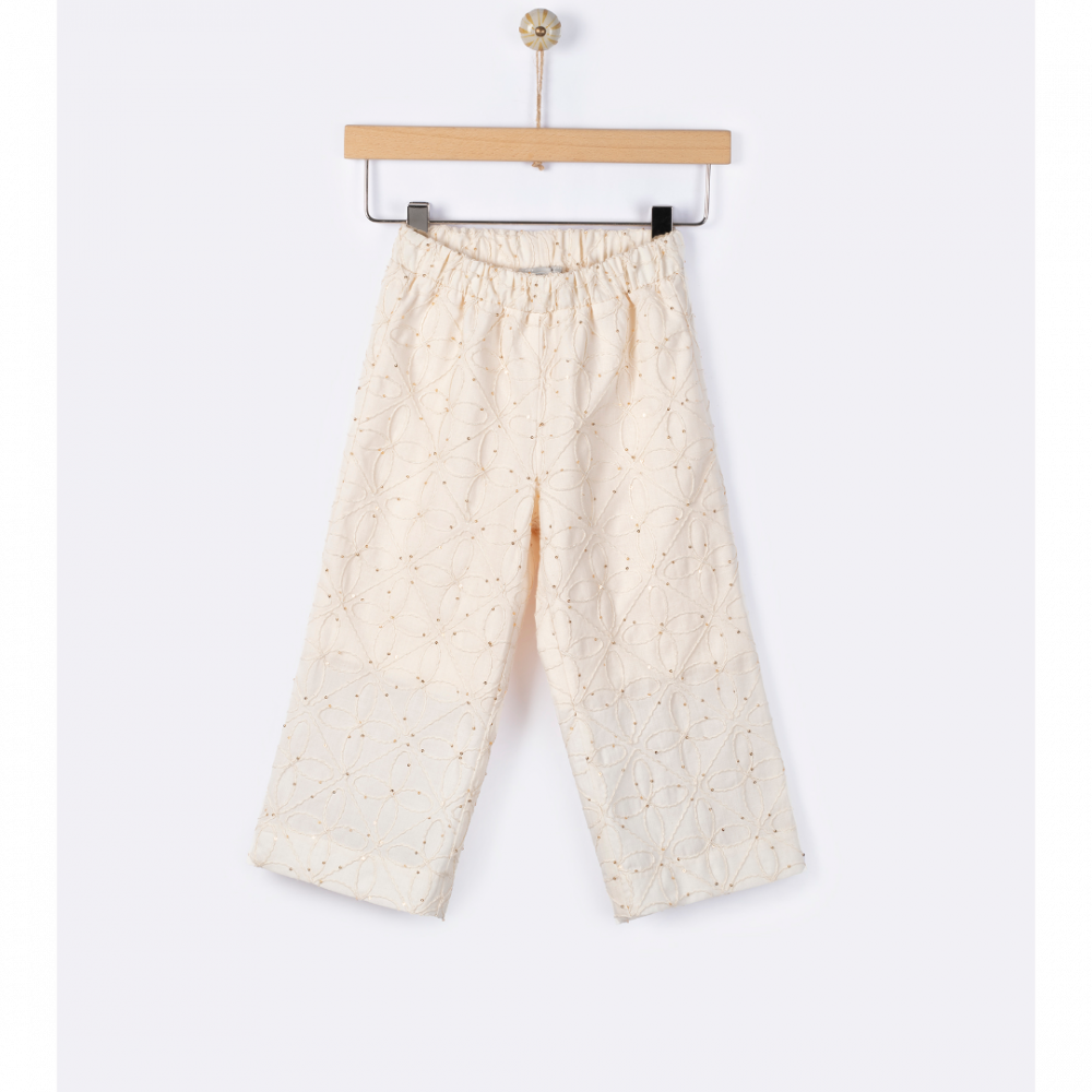 Aluna Rhombus Pants  Ecru