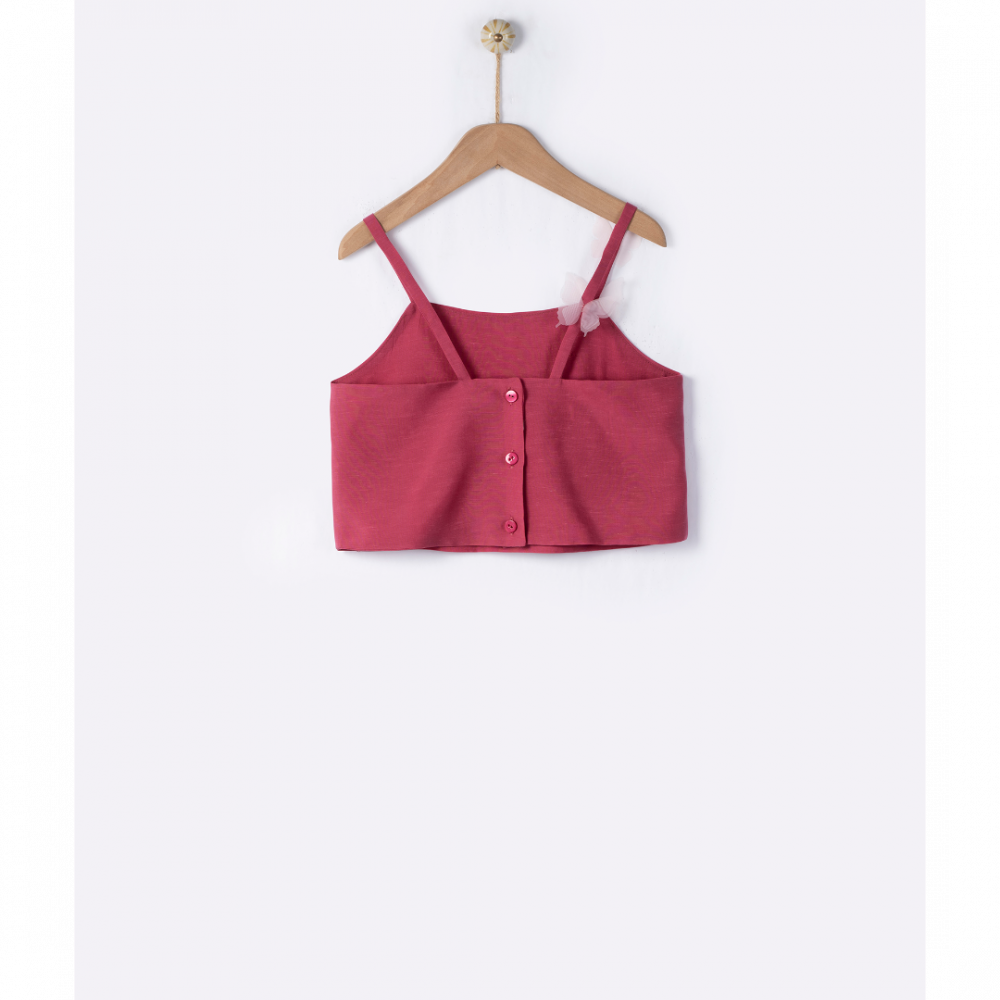 Clia Butterfly Top Chateau Rose