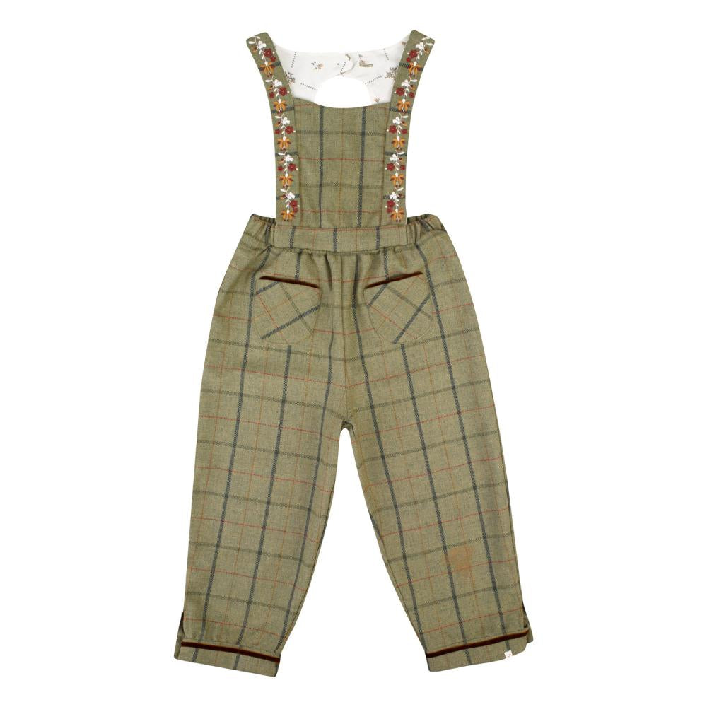 Tartan Long Overalls
