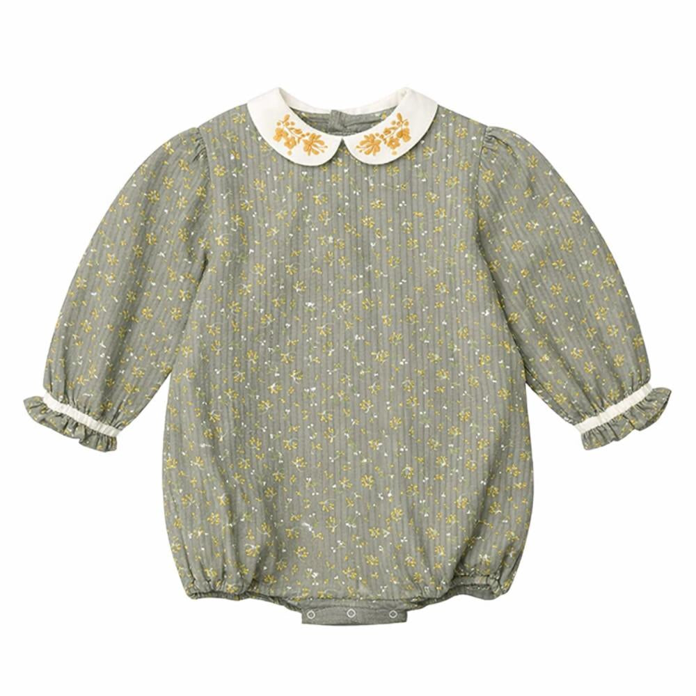 Lara Green Flowers romper