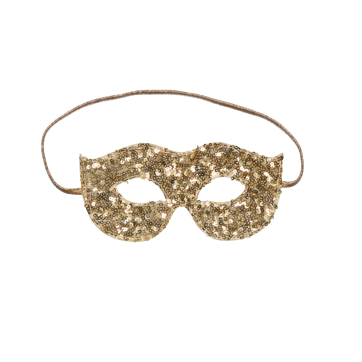Mask - Gold sequins