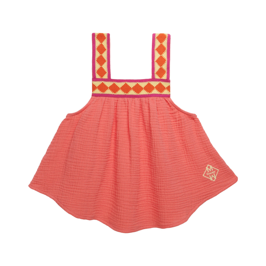 Amelia Sleeveless Blouse in Muslin Cotton