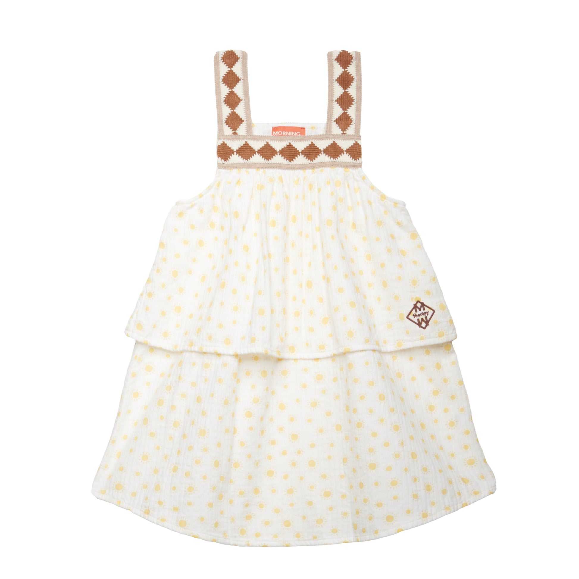 Cristina Double Layer Dress in Organic and Recycled Cotton