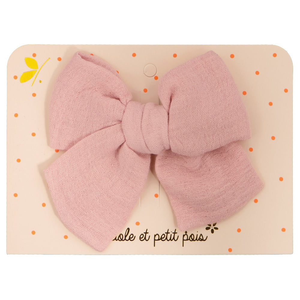 Princess hair clip (L)  - double gauze