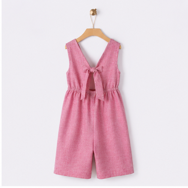 Dione Linen Jumpsuit Chateau Rose
