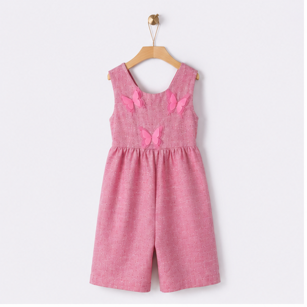 Dione Linen Jumpsuit Chateau Rose